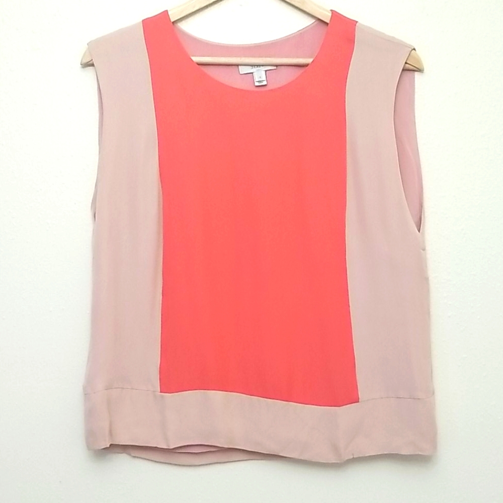 J. Crew Colorblock Sleeveless Top Size 6